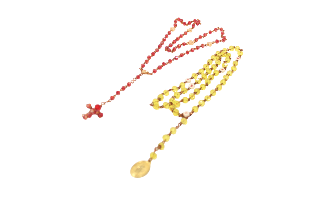 Bisutería artesanal collares pulseras rosarios aretes en miyuki scrunchie moños diademas - Imagen 5