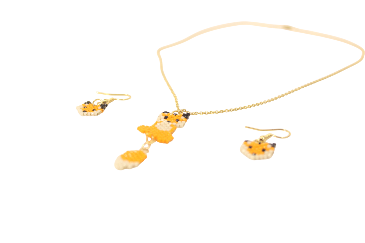 Bisutería artesanal collares pulseras rosarios aretes en miyuki scrunchie moños diademas - Imagen 3